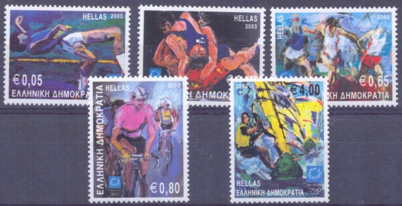 Greece 2003 Athens 2004 Body and Mind issue MNH XF.