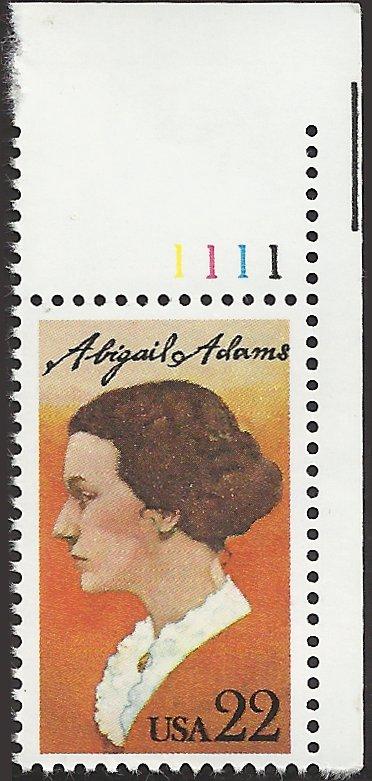 # 2146 MINT NEVER HINGED ABIGAIL ADAMS