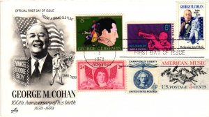 #1756 George M. Cohan COMBO – Artcraft Cachet