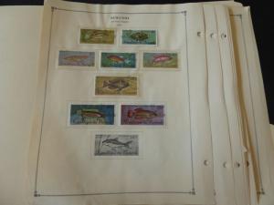 Burundi 1965-1969 Mint/Used Stamp Collection on Album Pages