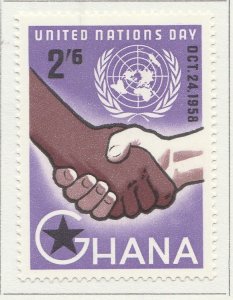 1958 GHANA 2s6d MH* Stamp A4P41F40139-