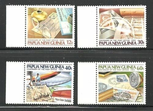 Álbum Tesoros Papua Nuevo Guinea Scott# 627-31 Oficina de Correos Centenario Ss