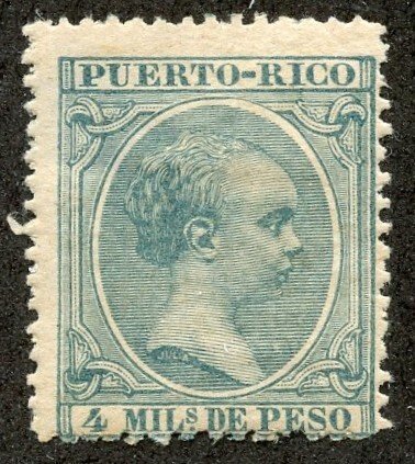 Puerto Rico, Scott #90, Unused, Hinged