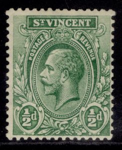 ST. VINCENT GV SG131, ½d green, M MINT.