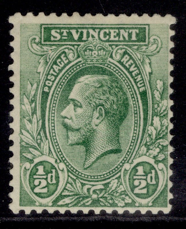 ST. VINCENT GV SG131, ½d green, M MINT.