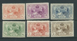 Spain Edifil SR1-6, Michel A 1a-f MH cgs