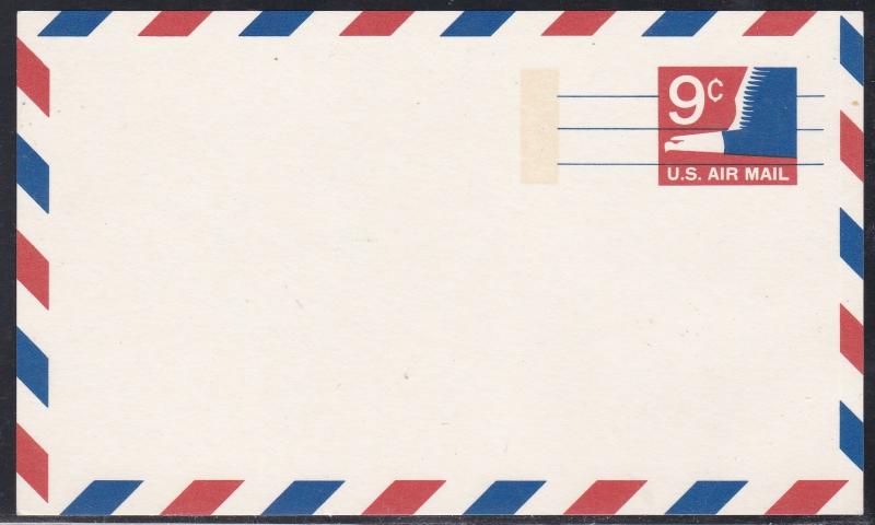 U.S. # UXC10, 9cent AirMail, Postal Card,  Unused