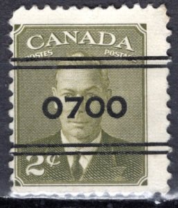 Canada 1949: Sc. # 285; Used Pre-Cancelled Single Stamp