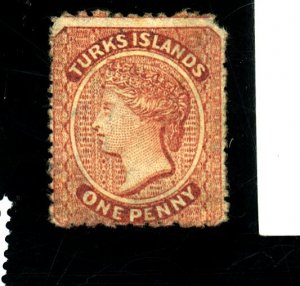 TURKS ISLANDS 4 MINT AV-FINE NG Cat $58