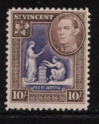 ST VINCENT - Scott # 150A MH - KGVI