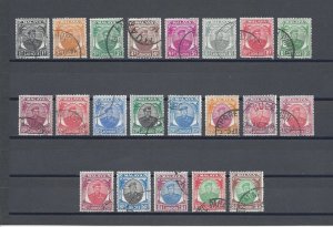 MALAYA/JOHORE 1949/55 SG 133/47 USED Cat £60