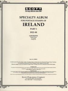 Scott Specialty Album pages for Ireland only to 1967 used