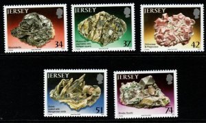 JERSEY SG1294/8 2007 MINERALOGY MNH