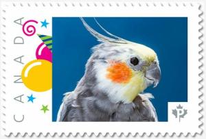 lq. COCKATIEL PARROT = bird = Picture Postage stamp MNH Canada 2018 [p18-06sn04]