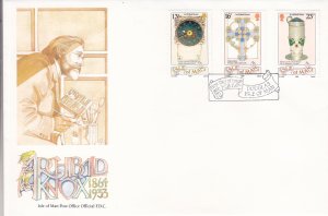 1989, Isle of Man: Archibald Knox, FDC (S18800)