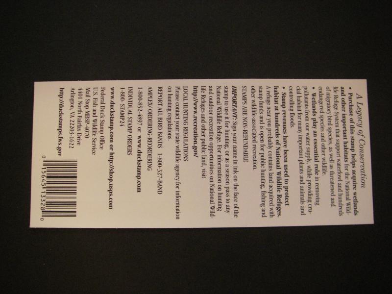 RW71A, $15 Redheads, MNH SA Single, Beautiful Duck Stamp