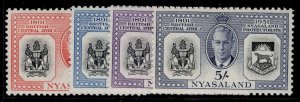 NYASALAND PROTECTORATE GVI SG167-170, 1951 DIAMOND JUBILEE set, M MINT. Cat £13.