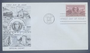Scott 993 FDC Railroad Engineers of America  Unknown Cachet