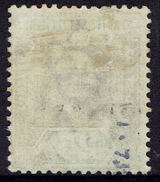 STRAITS SETTLEMENTS 1902 KEVII 25C WMK CROWN CA