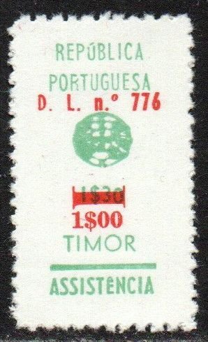 Timor Sc #RA25 Mint no gum as issued