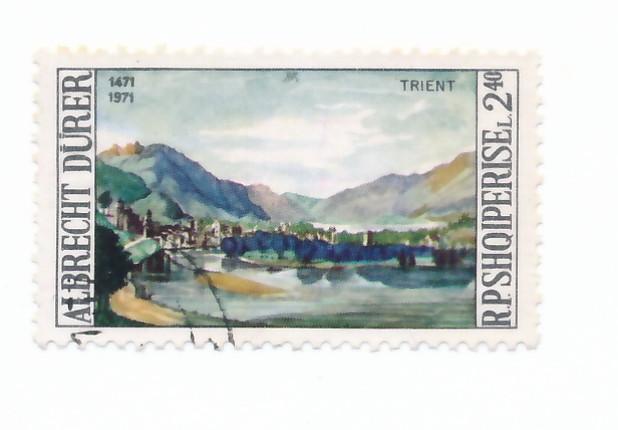 Albania 1971  Scott 1358 used - 2.40 l, Painting by Durer