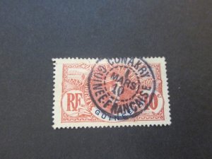 French Guiana 1906 Sc 37 nice postmark set MNH