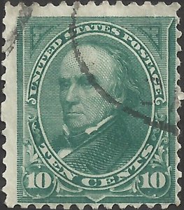 # 258 Dark Green Used Daniel Webster