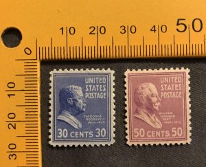 Scott 830 & 831, MNH, F/VF