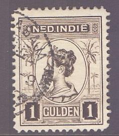 Netherlands Indies 1913   used  134   Wilhelmina 1 gld   #