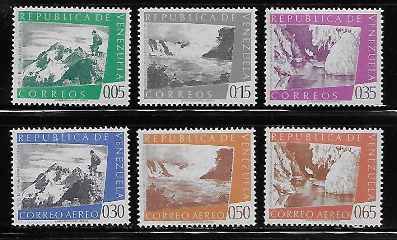 Venezuela 782-84, C753-55 Views set MNH