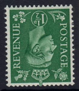 GB KGVI 1950 1.5d Pale Green SG505Wi Wm Inverted Mint Never Hinged MNH UMM