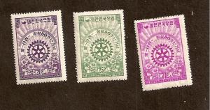 KOREA - SCOTT #213-15 - MINT - HINGED