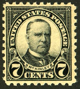 U.S. #588 MINT OG LH