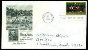 USA - Sc. 1335 FDC Nov. 2, 1967, Eakins!