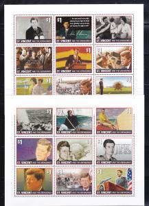 St Vincent 2344-2347 MNH John F Kennedy, 2 Scans