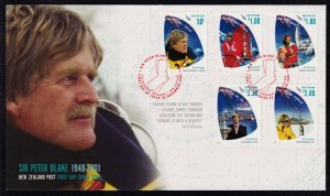 New Zealand 2009 Sir Peter Blake Set First Day Cover FDC SC 2283-2287