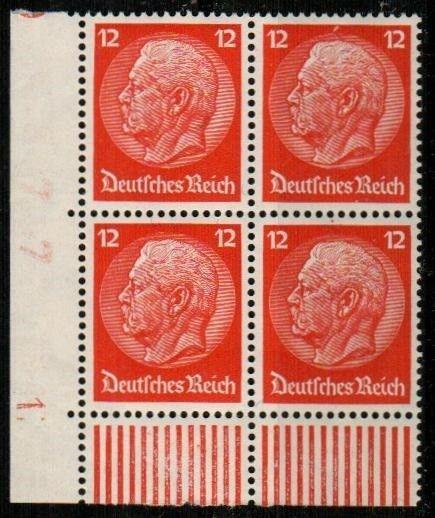 Germany Scott 393 Mint NH block (Catalog Value $68.00)