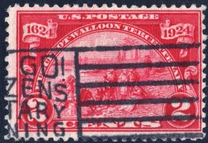 SC#615 2¢ Huguenot-Walloon Issue (1924) Used