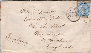 1981 Auckland New Zealand Cover to S Danby in New Lenton Nottingham England