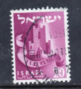 Israel  Scott # 106 used single