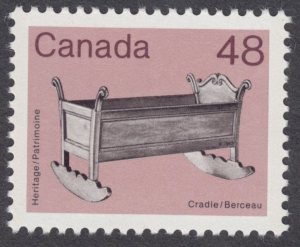 Canada - #929 Heritage Artifacts - Cradle - MNH