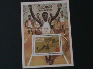 ​GRENADA-GRENADINES-1975-PANAMERICAN GAMES-MEXICO'75 CTO S/S- VERY FINE