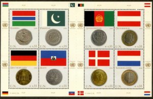 UNITED NATIONS Sc# NY 920 Geneva 464 Vienna 387 2006 Flags & Coins Sheets MNH