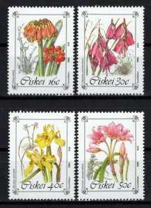 South Africa Ciskei 118-121 MNH Flowers Endangered Plants ZAYIX 0424S0055M