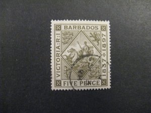 Barbados #85 used  a23.5 9547