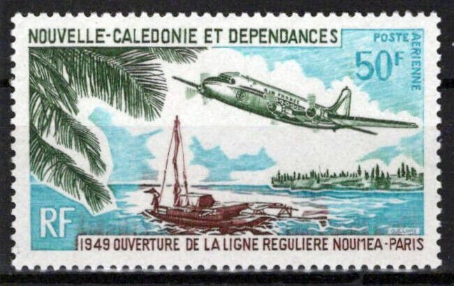 New Caledonia C69 MNH Air Post Aviation Planes Transportation ZAYIX 0524S0360