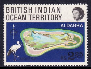British Indian Ocean Territory - Scott #34 - MNH - Corner crease LL - SCV $2.50