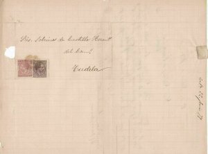 Spain 19th centuary stamps cover Ref 8368