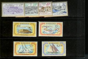 BARBADOS (42) Mint Never Hinged Sets - All Different - Nearly all complete