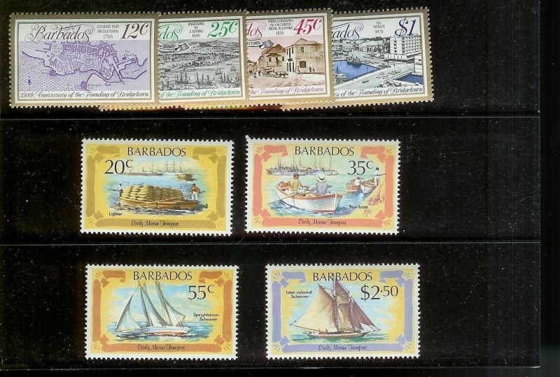 BARBADOS (42) Mint Never Hinged Sets - All Different - Nearly all complete